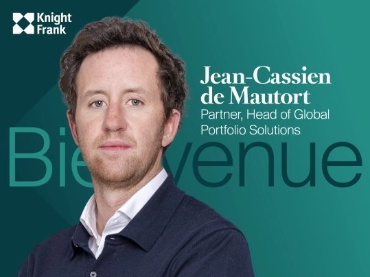 Vignette de l'article : Knight Frank France accueille Jean-Cassien de MAUTORT