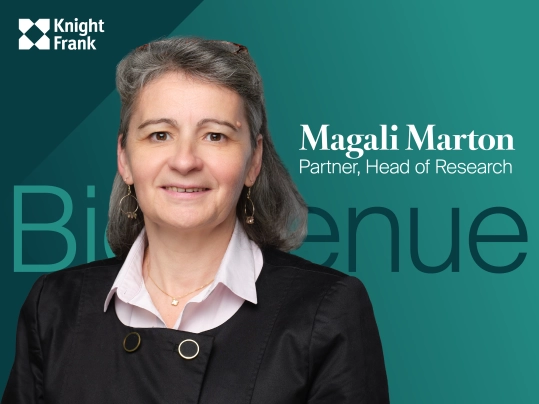 Vignette de l'article : Magali Marton rejoint Knight Frank France en tant que  Directrice Études & Recherche